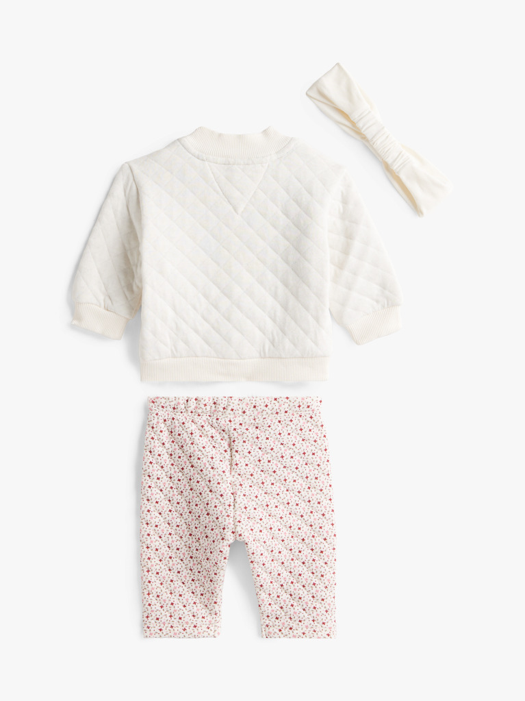 Beige Bomber And Pant Set Giftbox  Newborn