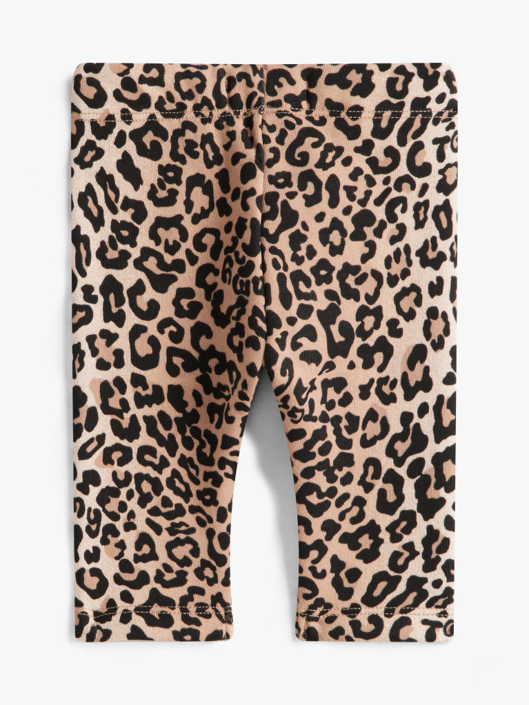 Multi Leopard Knitted Pants  Newborn