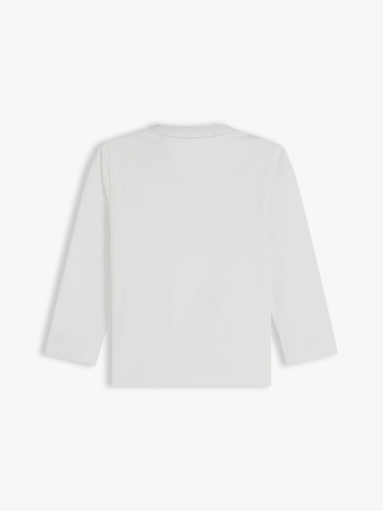 White Rope Logo Jersey Long Sleeve T-Shirt  Newborn