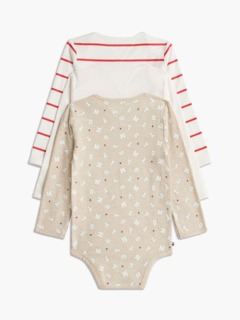 Multi 3-Pack Essential Long Sleeve Bodysuits  Newborn