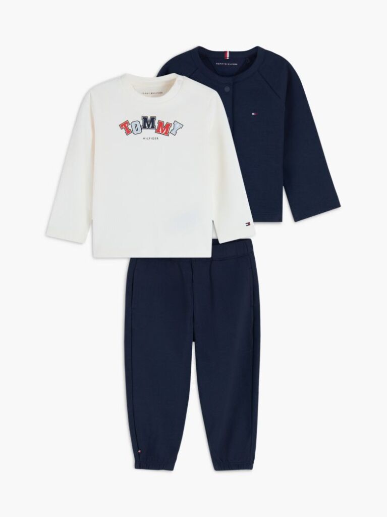 Blue Relaxed Long Sleeve T-Shirt Three-Piece Outfit  Newborn