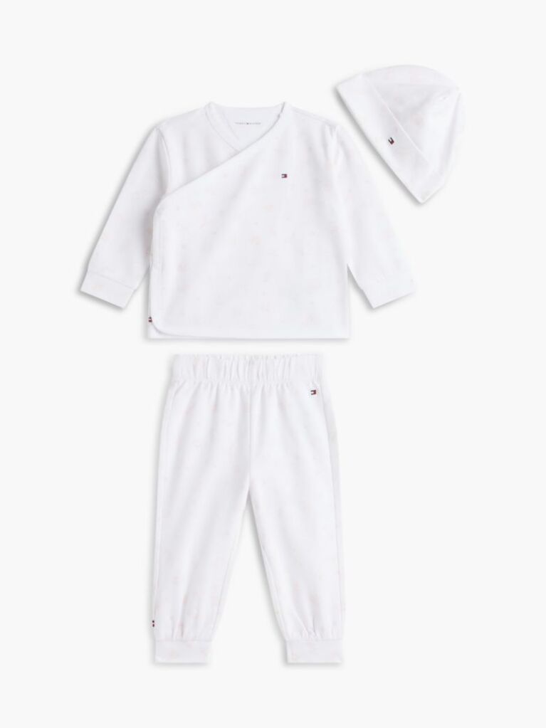 White Print Wrap Long Sleeve T-Shirt Gift Box  Newborn