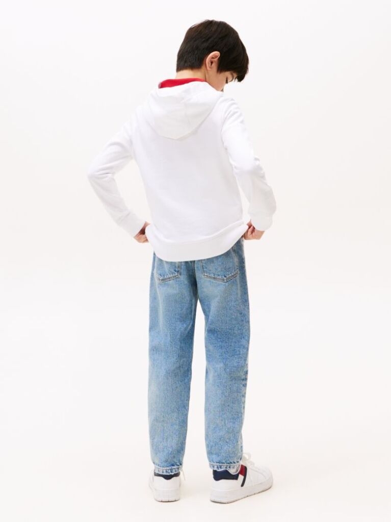 White Essential Logo Hoody  Kids Unisex