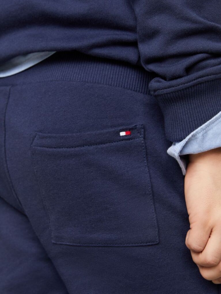 Blue Essential Organic Cotton Logo Joggers  Kids Unisex
