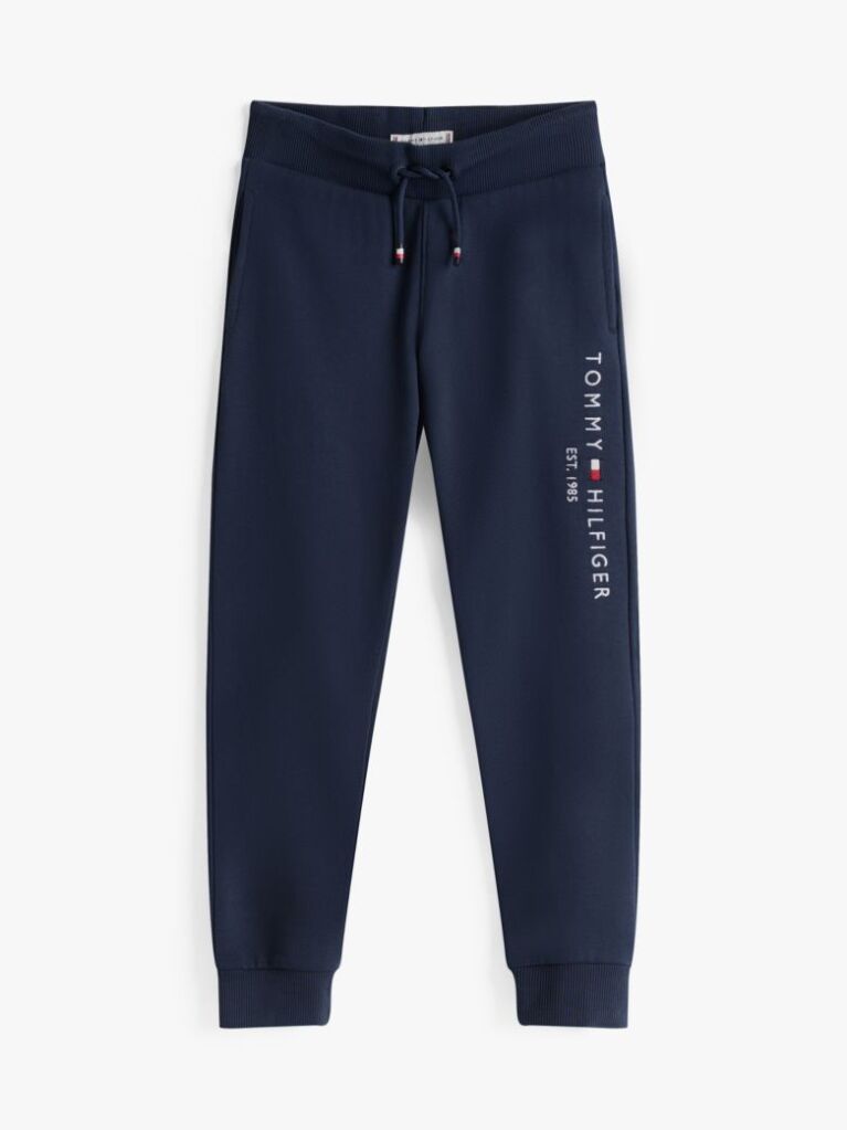 Blue Essential Organic Cotton Logo Joggers  Kids Unisex