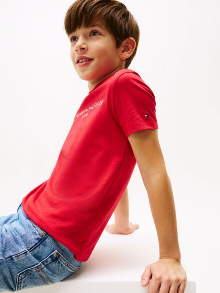 Red Dual Gender TH Established Essential T-Shirt  Kids Unisex