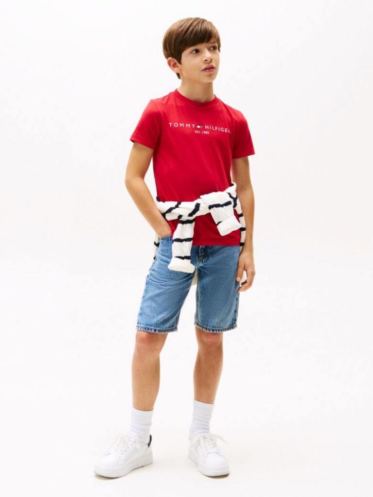 Red Dual Gender TH Established Essential T-Shirt  Kids Unisex