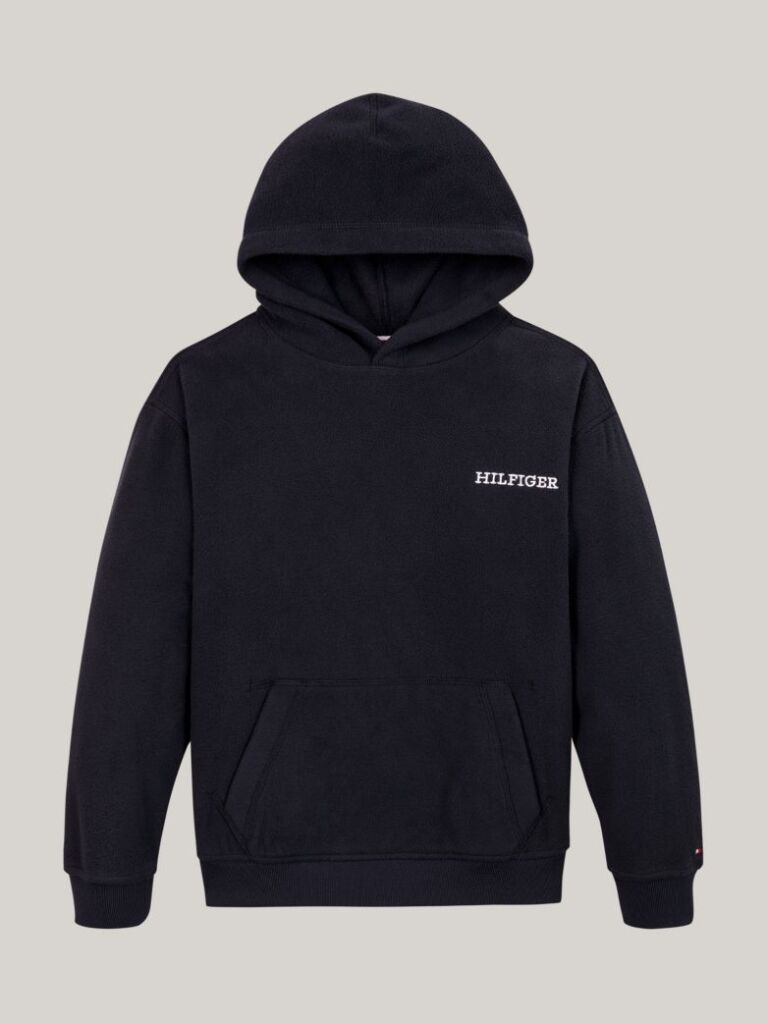 Blue Hilfiger Monotype Polar Fleece Hoody  Kids Unisex