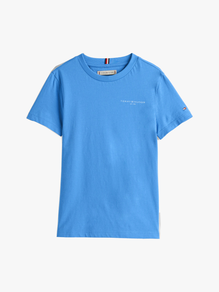 Blue Logo Crew Neck T-Shirt  Kids Unisex