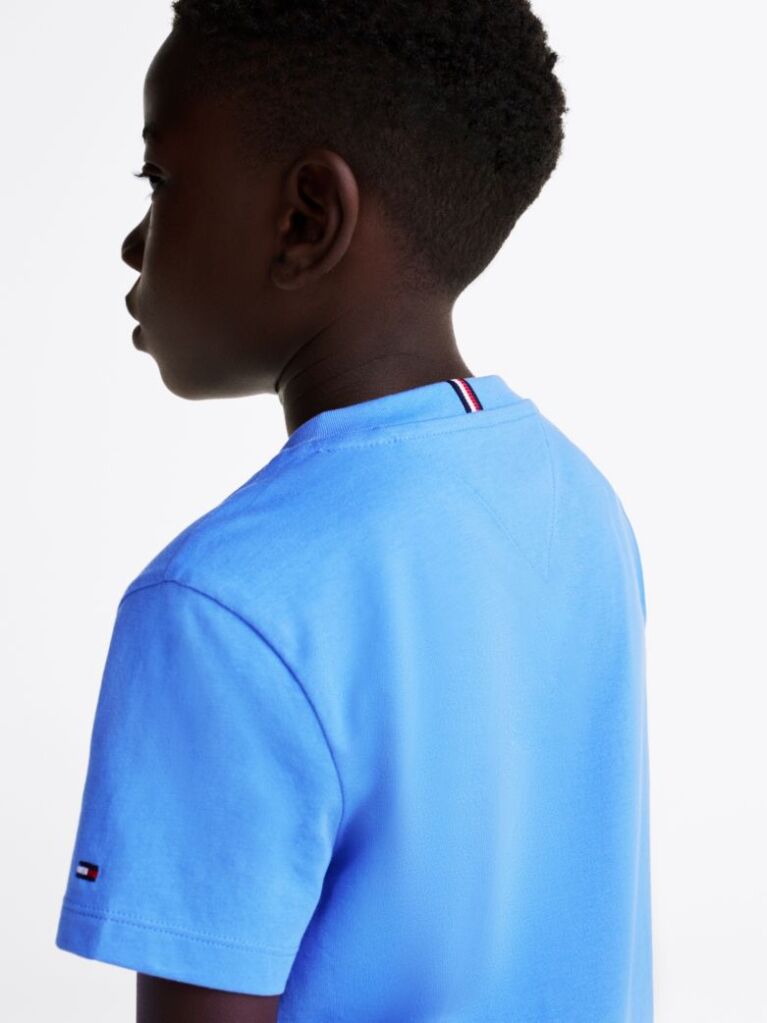 Blue Logo Crew Neck T-Shirt  Kids Unisex