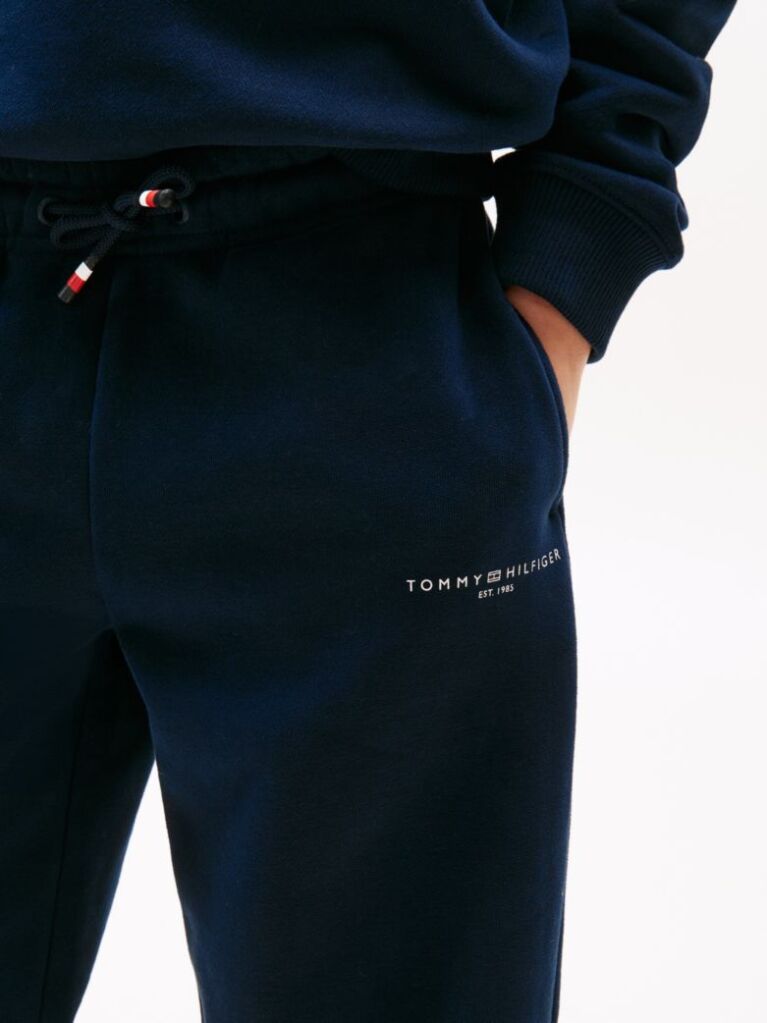Blue Logo Cuffed Joggers  Kids Unisex