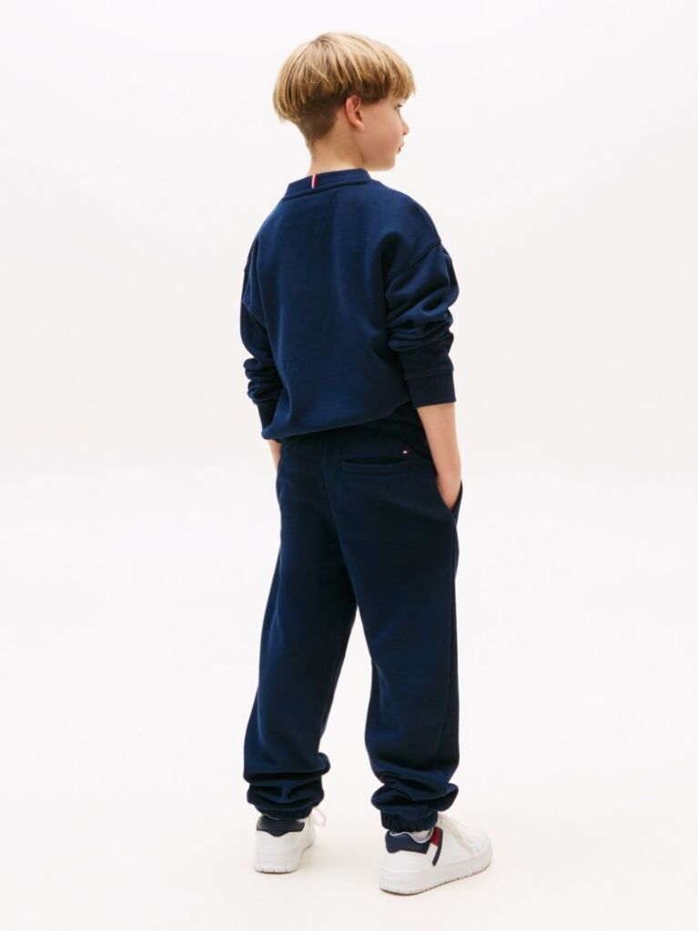 Blue Logo Cuffed Joggers  Kids Unisex