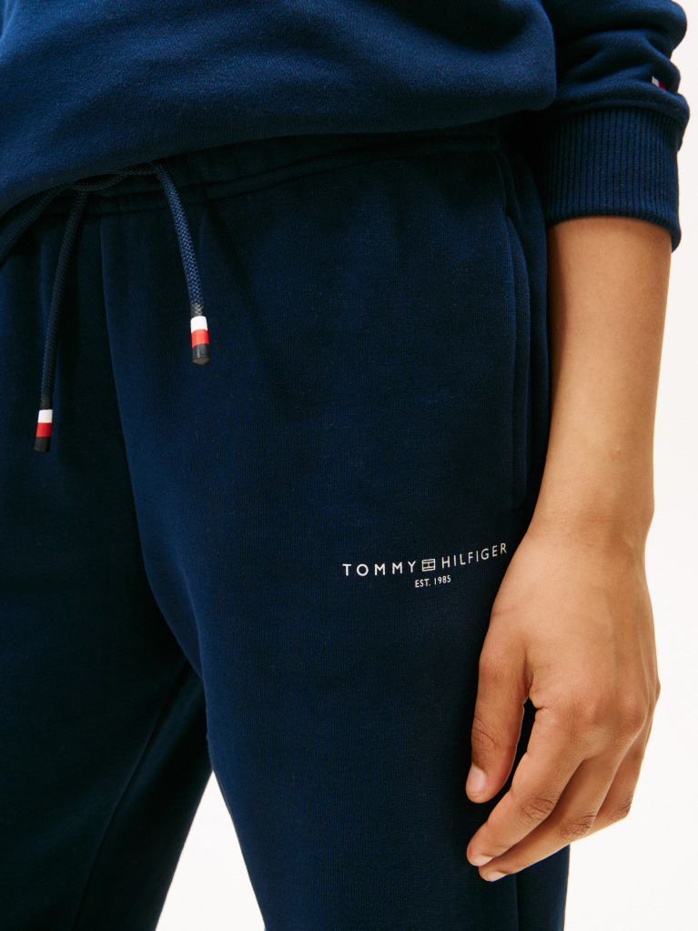 Blue Logo Cuffed Joggers  Kids Unisex