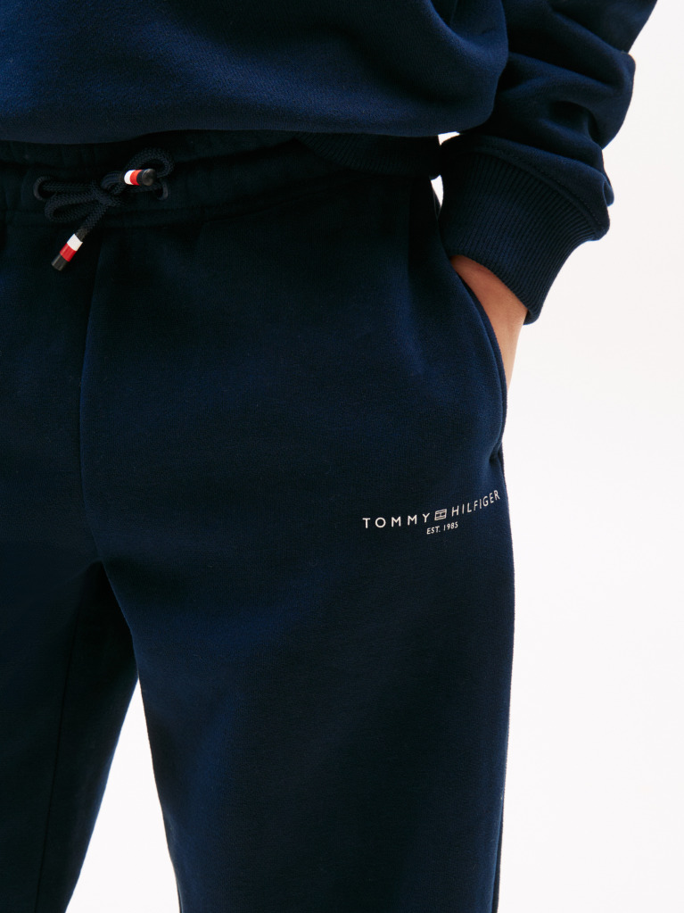 Blue Logo Cuffed Joggers  Kids Unisex