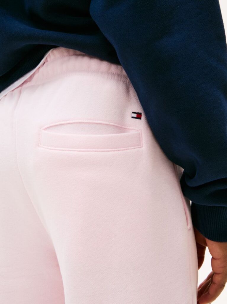 Pink Logo Cuffed Joggers  Kids Unisex