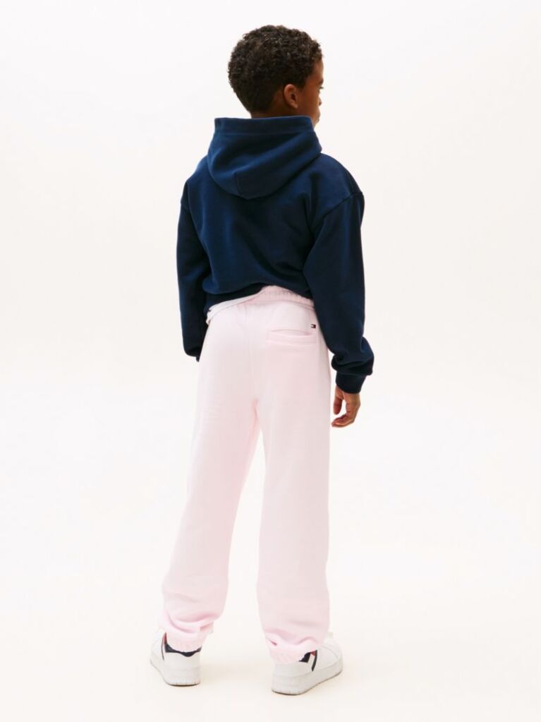 Pink Logo Cuffed Joggers  Kids Unisex