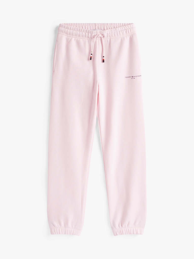 Pink Logo Cuffed Joggers  Kids Unisex