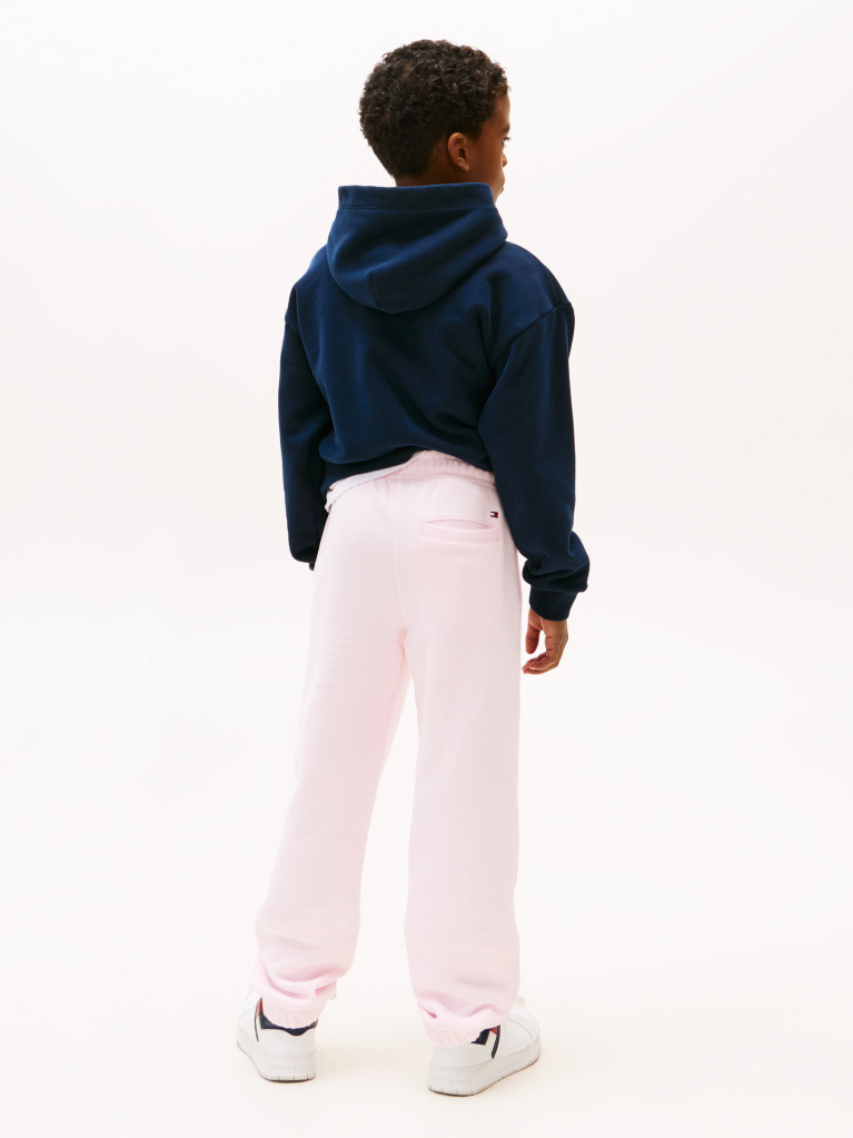 Pink Logo Cuffed Joggers  Kids Unisex