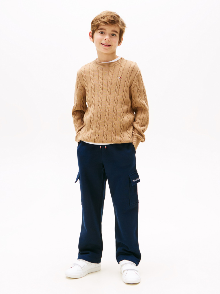Blue Hilfiger Monotype Cargo Joggers  Kids Unisex
