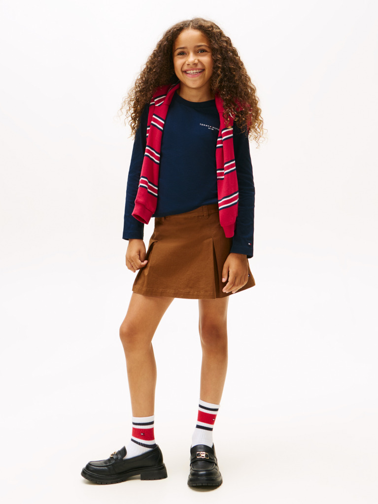 Blue Regular Fit Long Sleeve T-Shirt  Kids Unisex