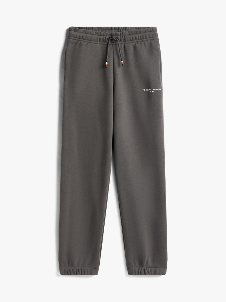 Grey Brushed Fleece Regular Joggers  Kids Unisex