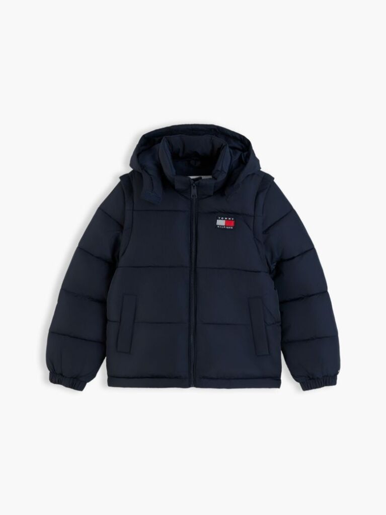Blue Heritage Back Logo Ripstop Puffer Jacket  Kids Unisex