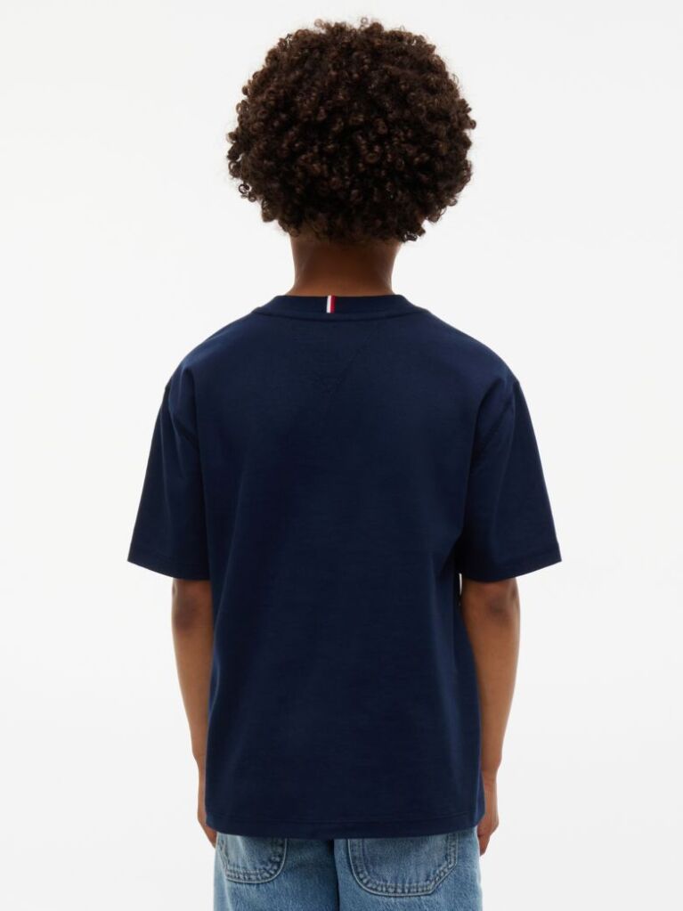 Blue Peanuts® Flag Graphic Jersey T-Shirt  Kids Unisex