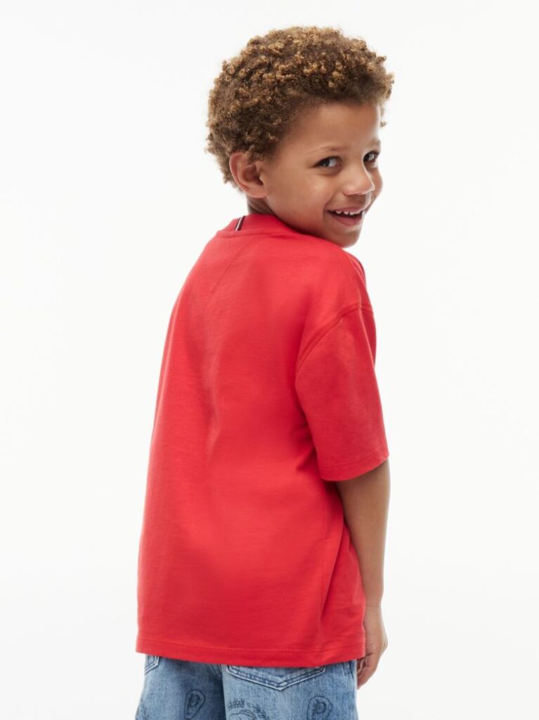 Red Peanuts® Flag Graphic Jersey T-Shirt  Kids Unisex