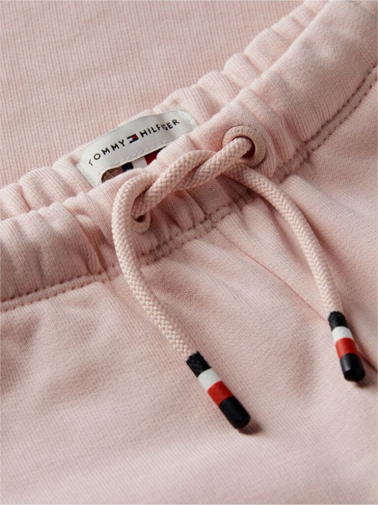 Pink Logo Cuffed Joggers  Kids Unisex