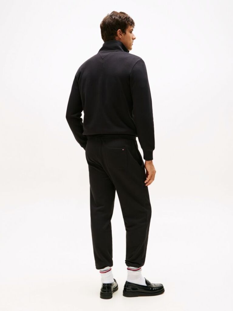 Black Tommy Logo Sweatpants  Men