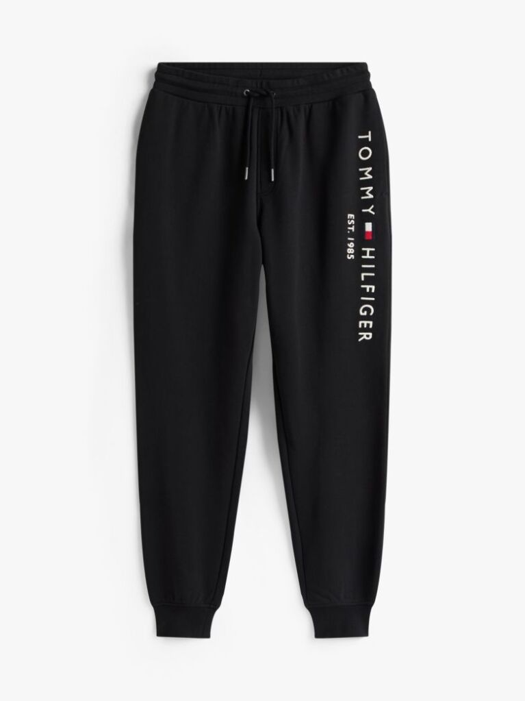 Black Tommy Logo Sweatpants  Men