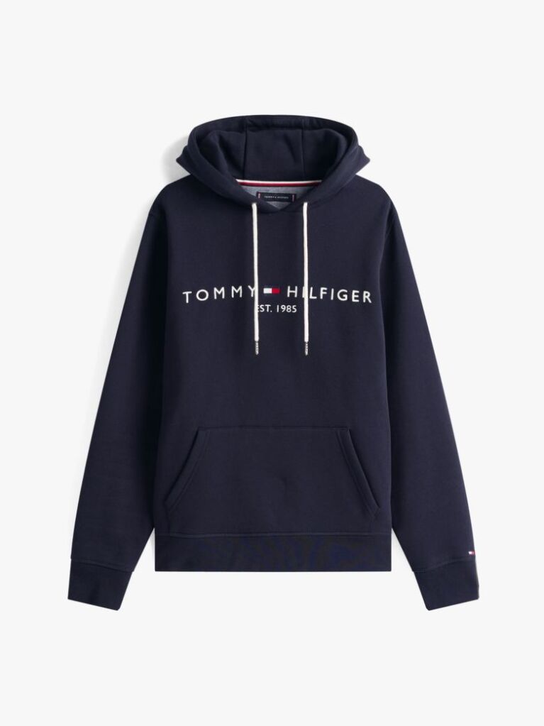 Blue TOMMY LOGO HOODY  Men