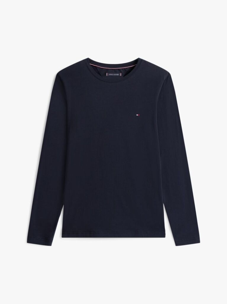 Blue Long Sleeve Extra Slim Fit T-Shirt  Men
