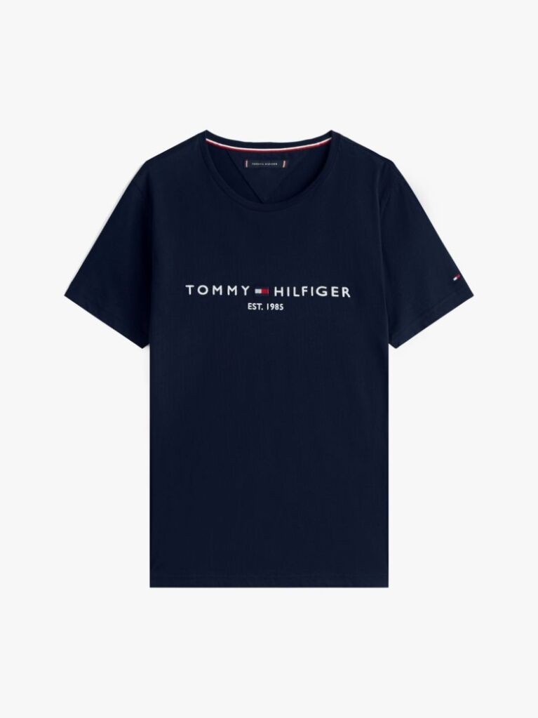 Blue TOMMY HILFIGER LOGO T-SHIRT  Men
