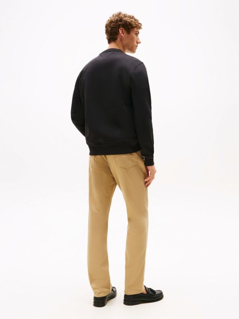 Black Tommy Logo Sweatshirt  Men