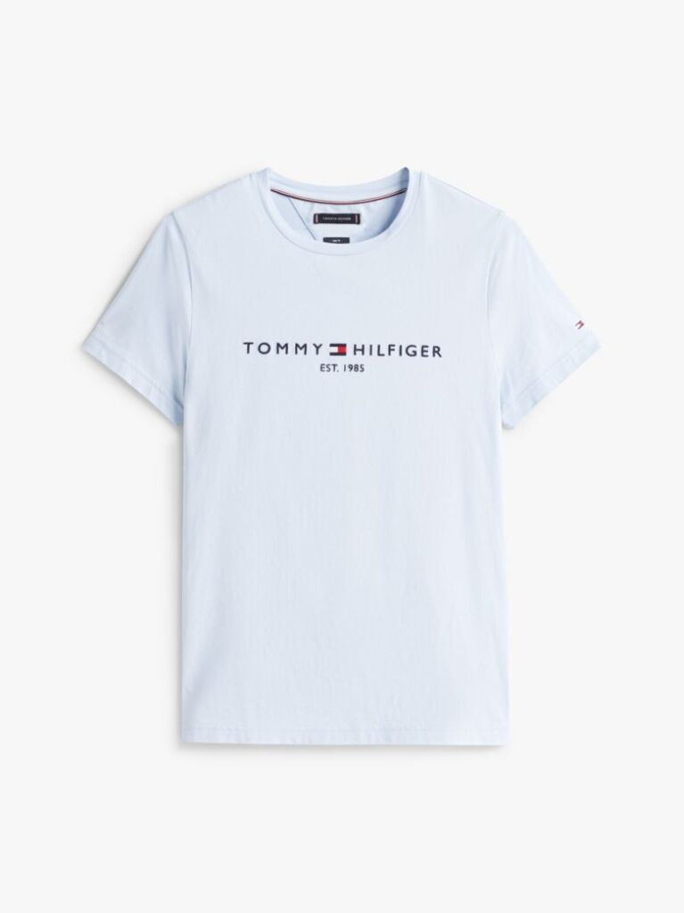 Blue Logo Slim Fit Jersey T-Shirt  Men