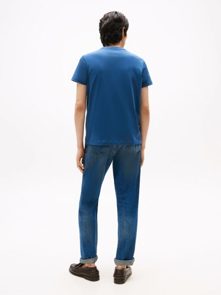 Blue Logo Slim Fit Jersey T-Shirt  Men
