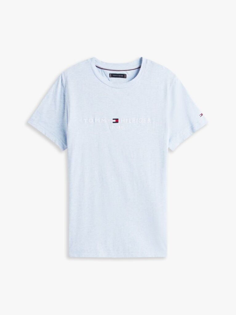 Blue Logo Slim Fit Jersey T-Shirt  Men