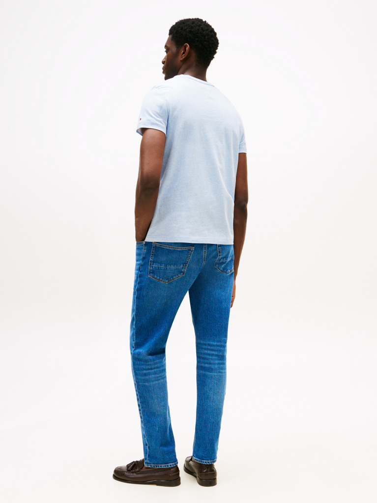 Blue Logo Slim Fit Jersey T-Shirt  Men