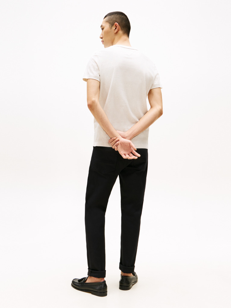 Beige Logo Slim Fit Jersey T-Shirt  Men