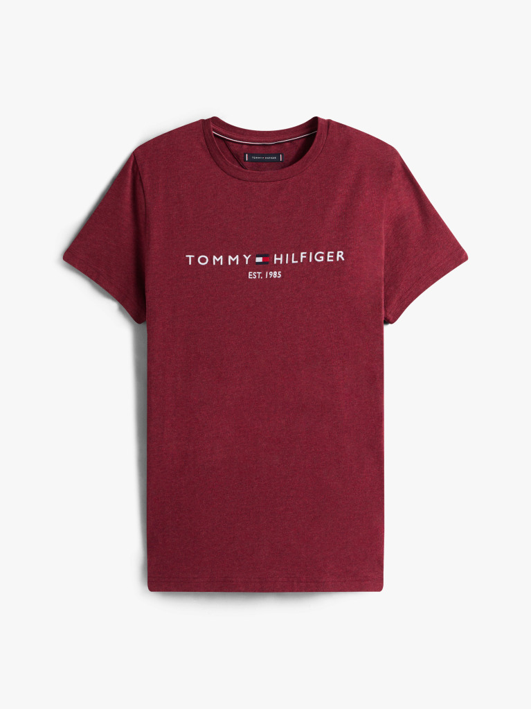 Red Logo Slim Fit Jersey T-Shirt  Men