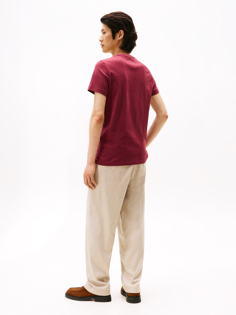 Red Logo Slim Fit Jersey T-Shirt  Men
