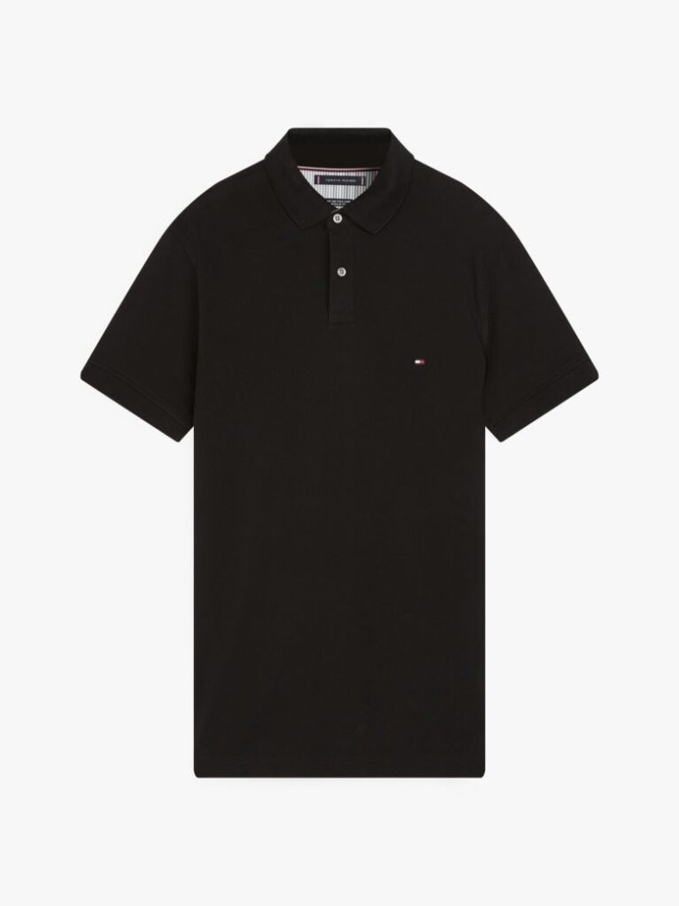 Black 1985 Collection Regular Fit Pique Polo  Men