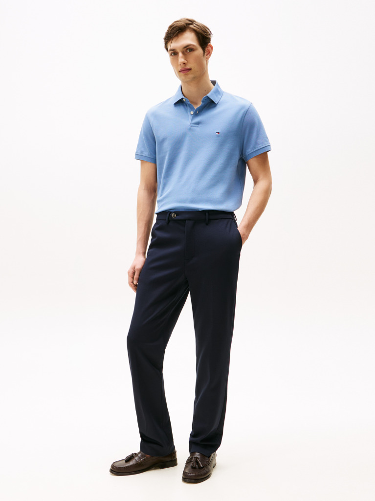 Blue 1985 Collection Regular Fit Pique Polo  Men