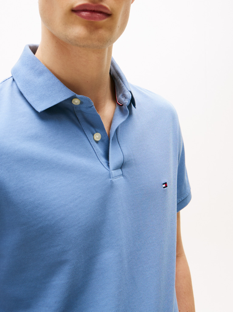 Blue 1985 Collection Regular Fit Pique Polo  Men