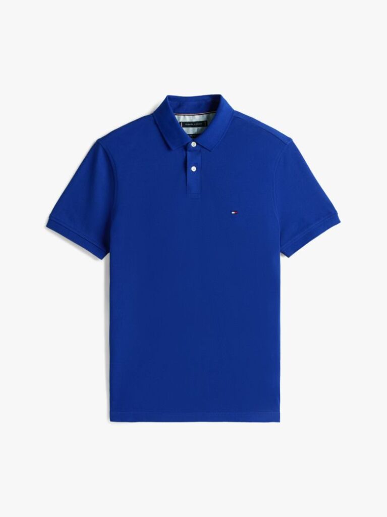 Blue 1985 Collection Regular Fit Pique Polo  Men
