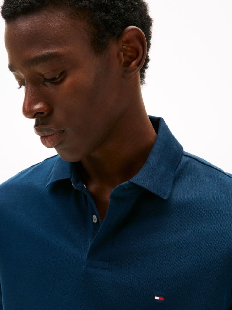 Blue 1985 Collection Regular Fit Pique Polo  Men