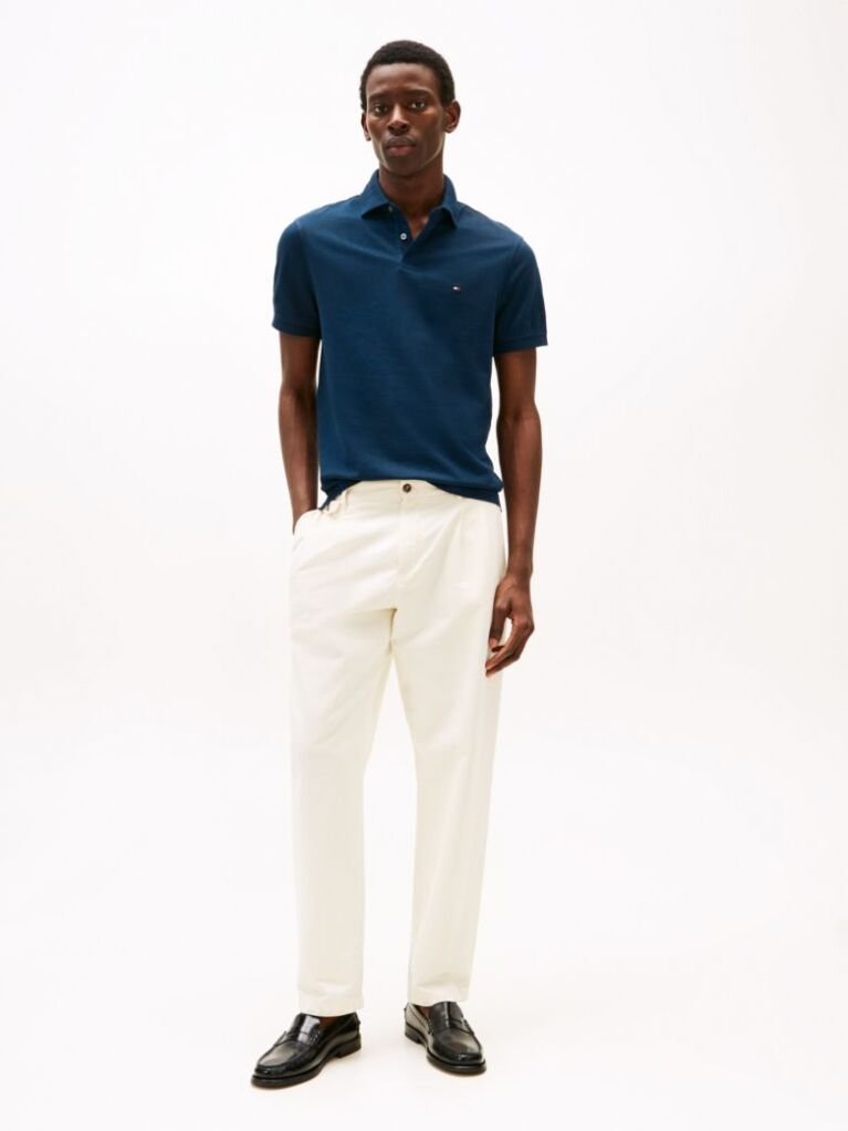 Blue 1985 Collection Regular Fit Pique Polo  Men
