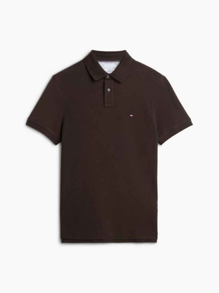 Brown 1985 Collection Regular Fit Pique Polo  Men