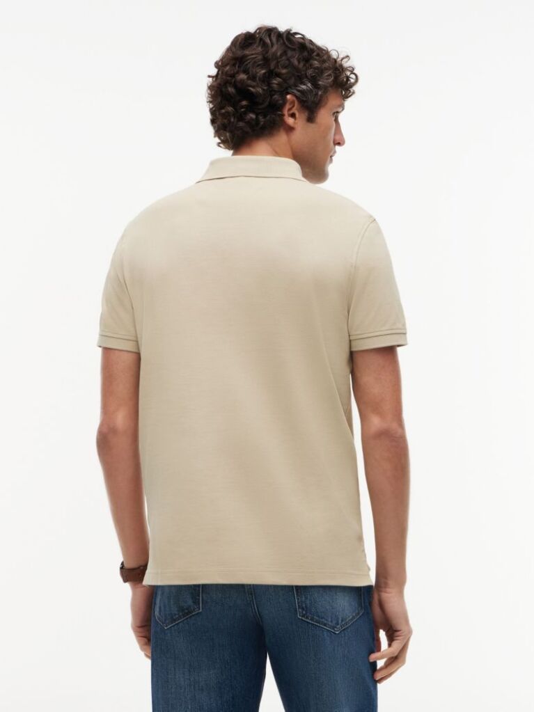 Beige 1985 Collection Regular Fit Pique Polo  Men